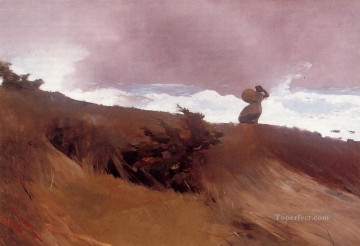  Wind Canvas - The West Wind Realism painter Winslow Homer